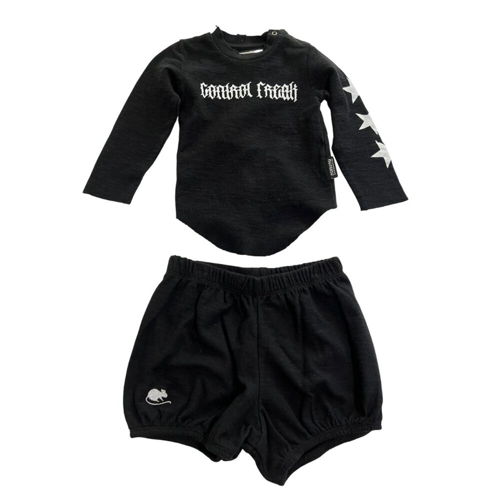 Nununu Watch Out Yoga Set in Black